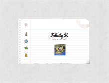 Tablet Screenshot of felicityk.info